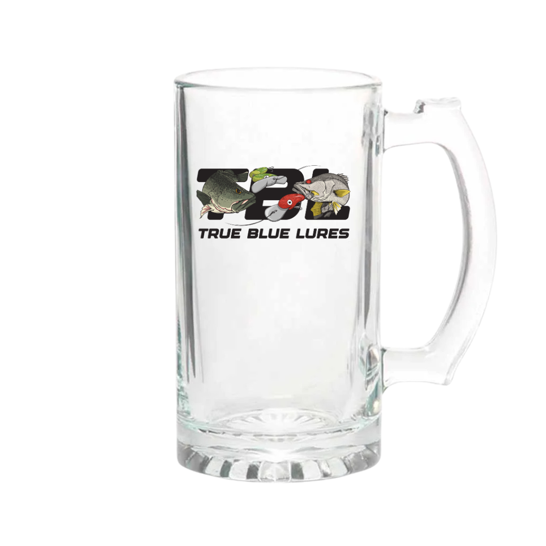 TRUE BLUE LURES Premium Beer Mugs - 2 Pack