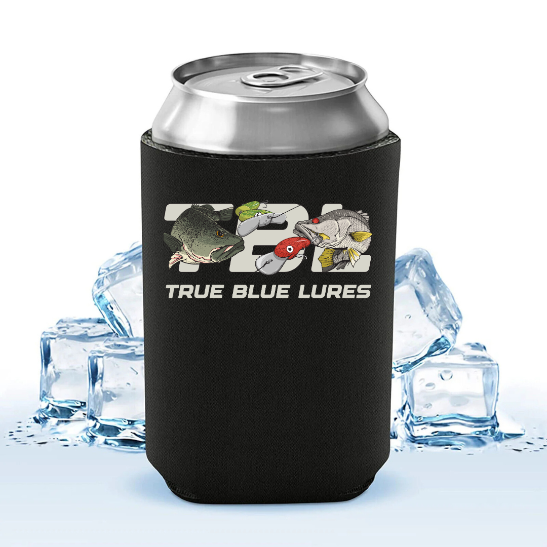 TRUE BLUE LURES Premium Beer Mugs - STUBBY HOLDERS (2 PACK)