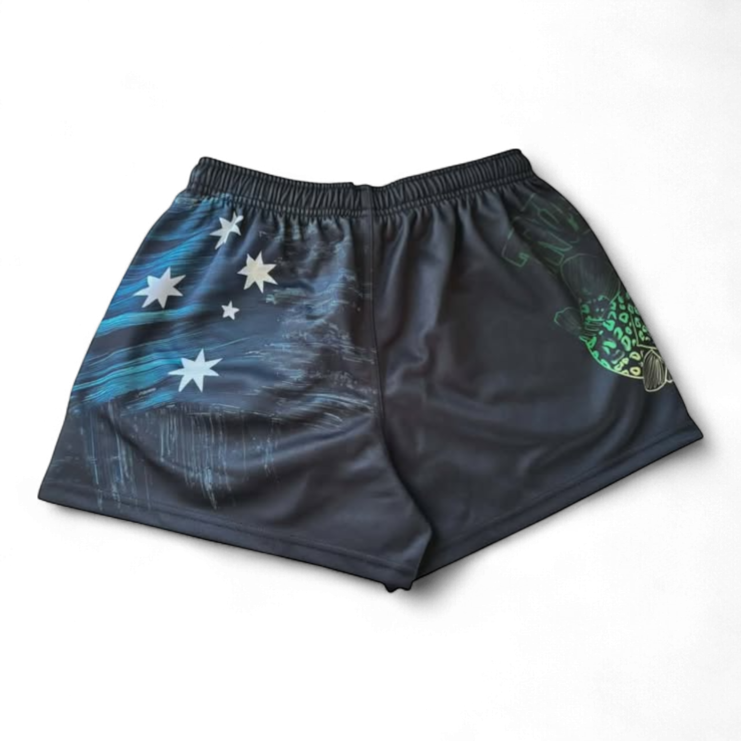 TRUE BLUE LURES FOOTY SHORT WITH ZIP POCKETS - AUSSIE COD