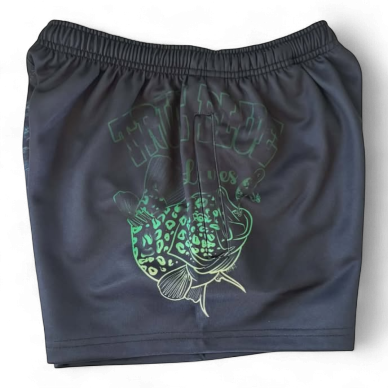 TRUE BLUE LURES FOOTY SHORT WITH ZIP POCKETS - AUSSIE COD