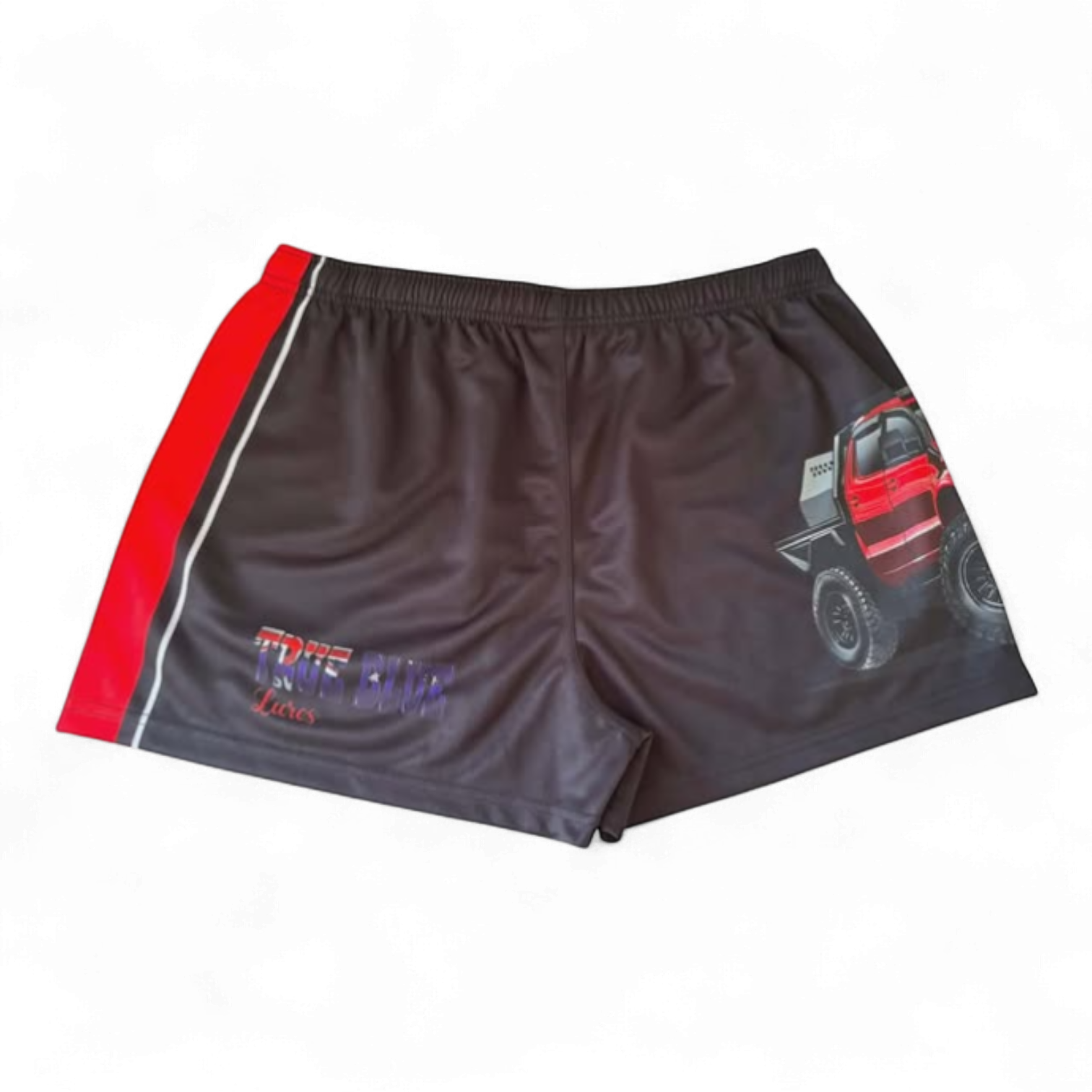 TRUE BLUE LURES FOOTY SHORT WITH ZIP POCKETS - HILUX