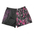 TRUE BLUE LURES FOOTY SHORT WITH ZIP POCKETS - PINK CAMO