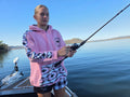 TRUE BLUE LURES HOODIES - PINK AZTEC