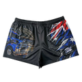 TRUE BLUE LURES FOOTY SHORT WITH ZIP POCKETS - SAR LEGEND