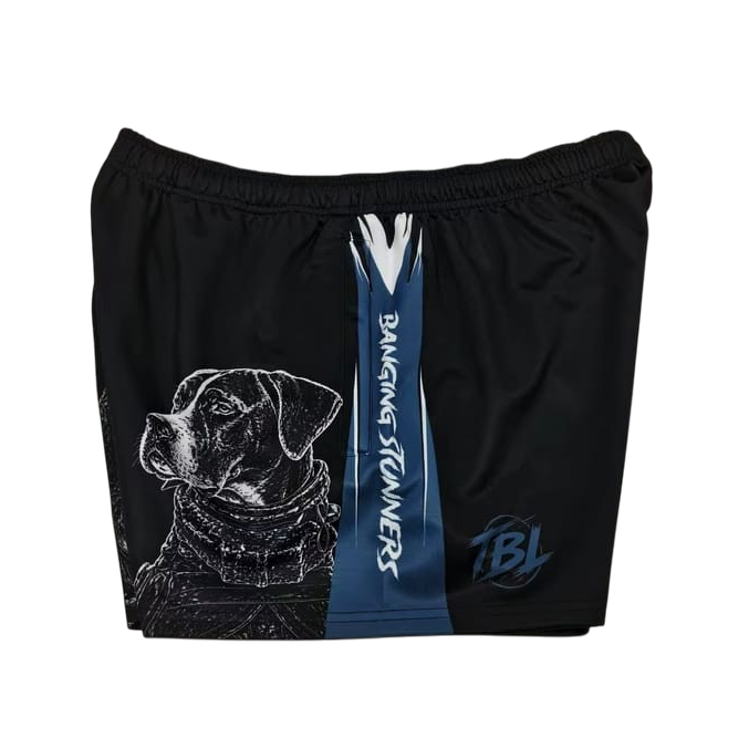 TRUE BLUE LURES FOOTY SHORT WITH ZIP POCKETS - CHASING TONNERS