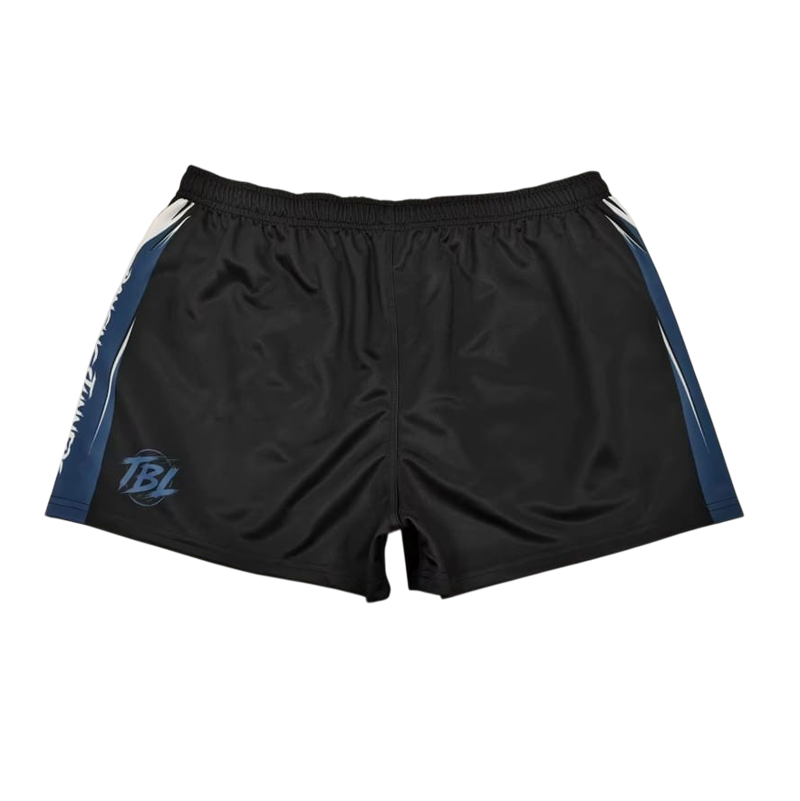 TRUE BLUE LURES FOOTY SHORT WITH ZIP POCKETS - CHASING TONNERS