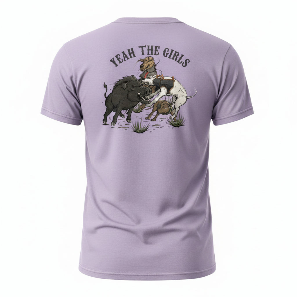 TRUE BLUE LURES PIG HUNTER TEE - VIOLET